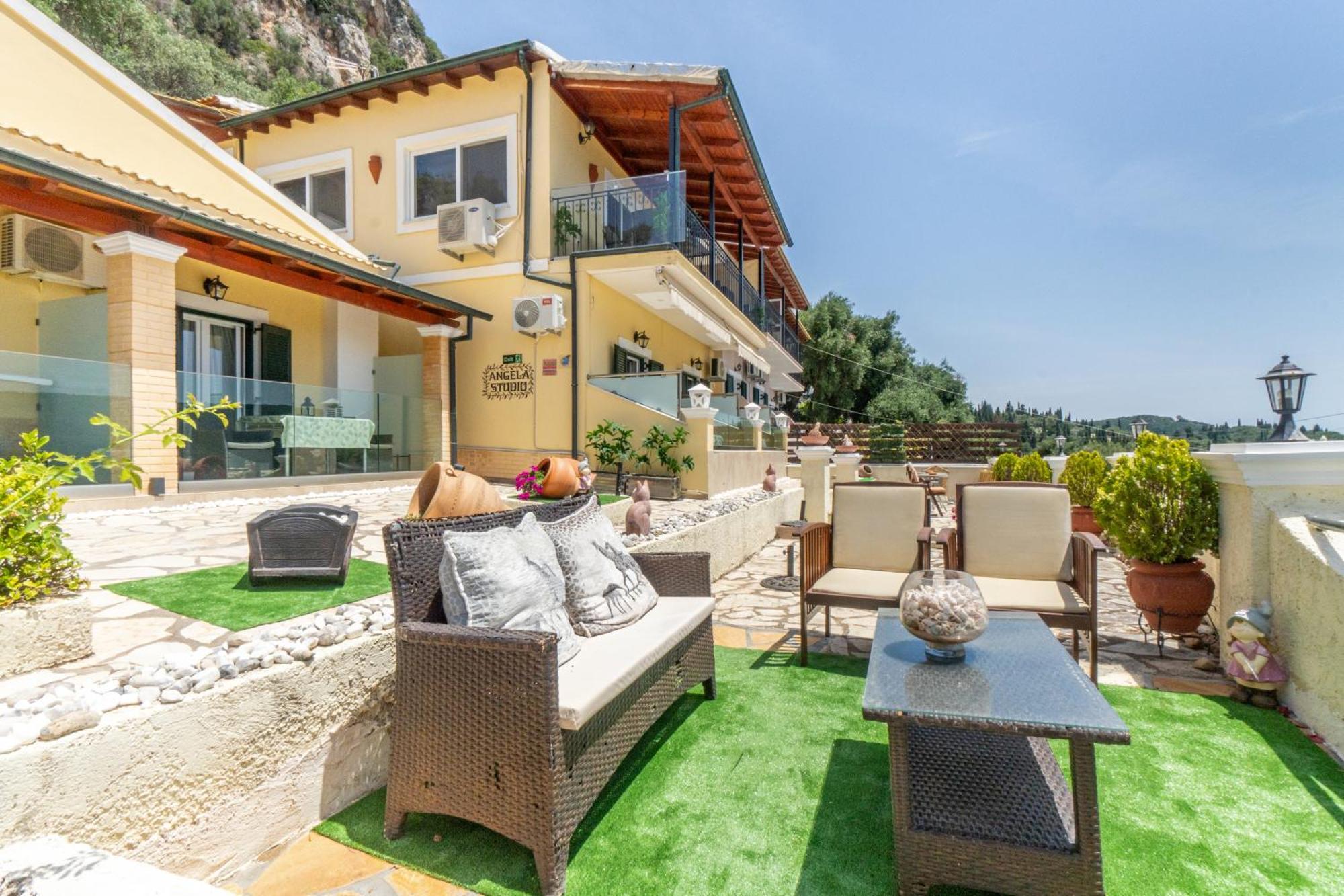 Angela Panorama Villa Paleokastritsa Exterior foto