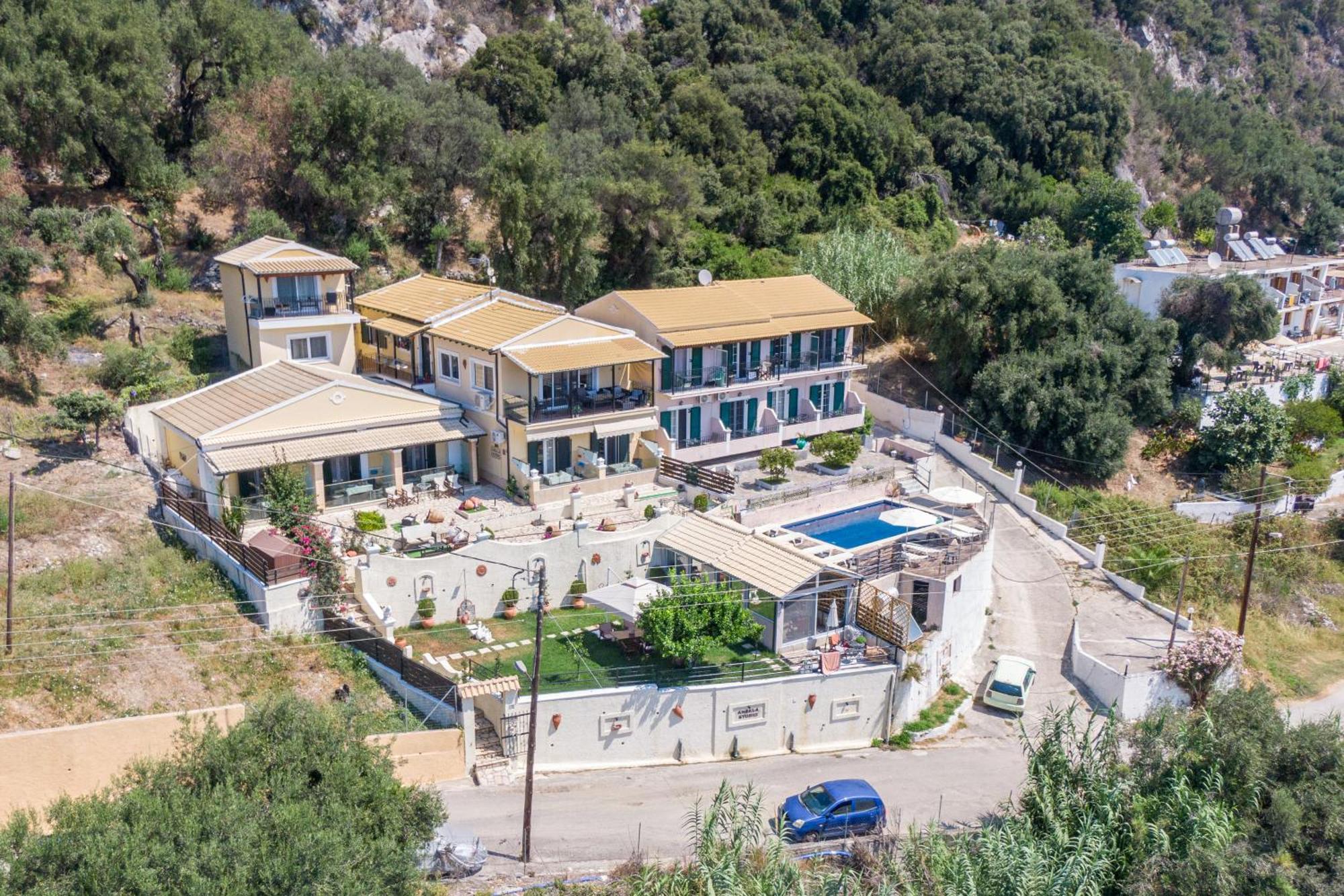 Angela Panorama Villa Paleokastritsa Exterior foto