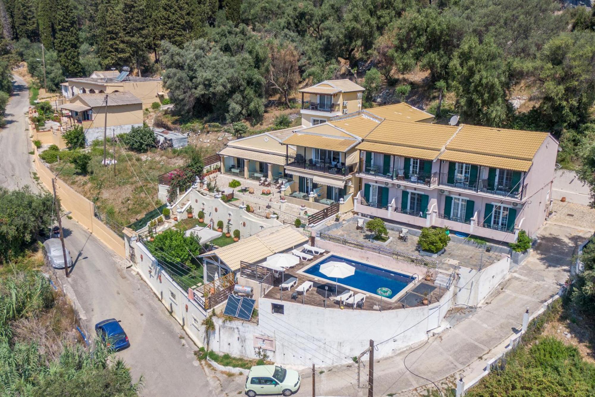Angela Panorama Villa Paleokastritsa Exterior foto