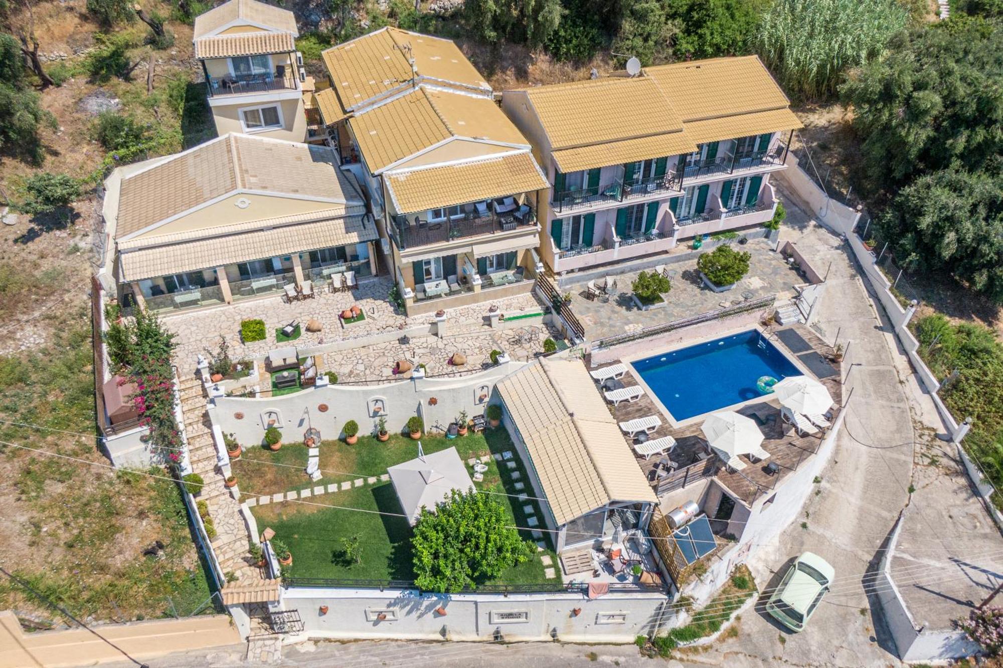 Angela Panorama Villa Paleokastritsa Exterior foto